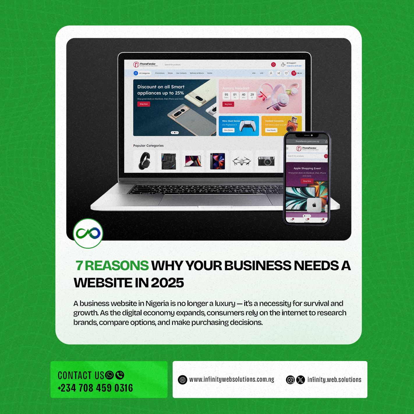 7 Reasons Why Your Business Needs a Website in 2025